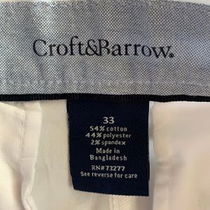 Men white shorts size 33 white